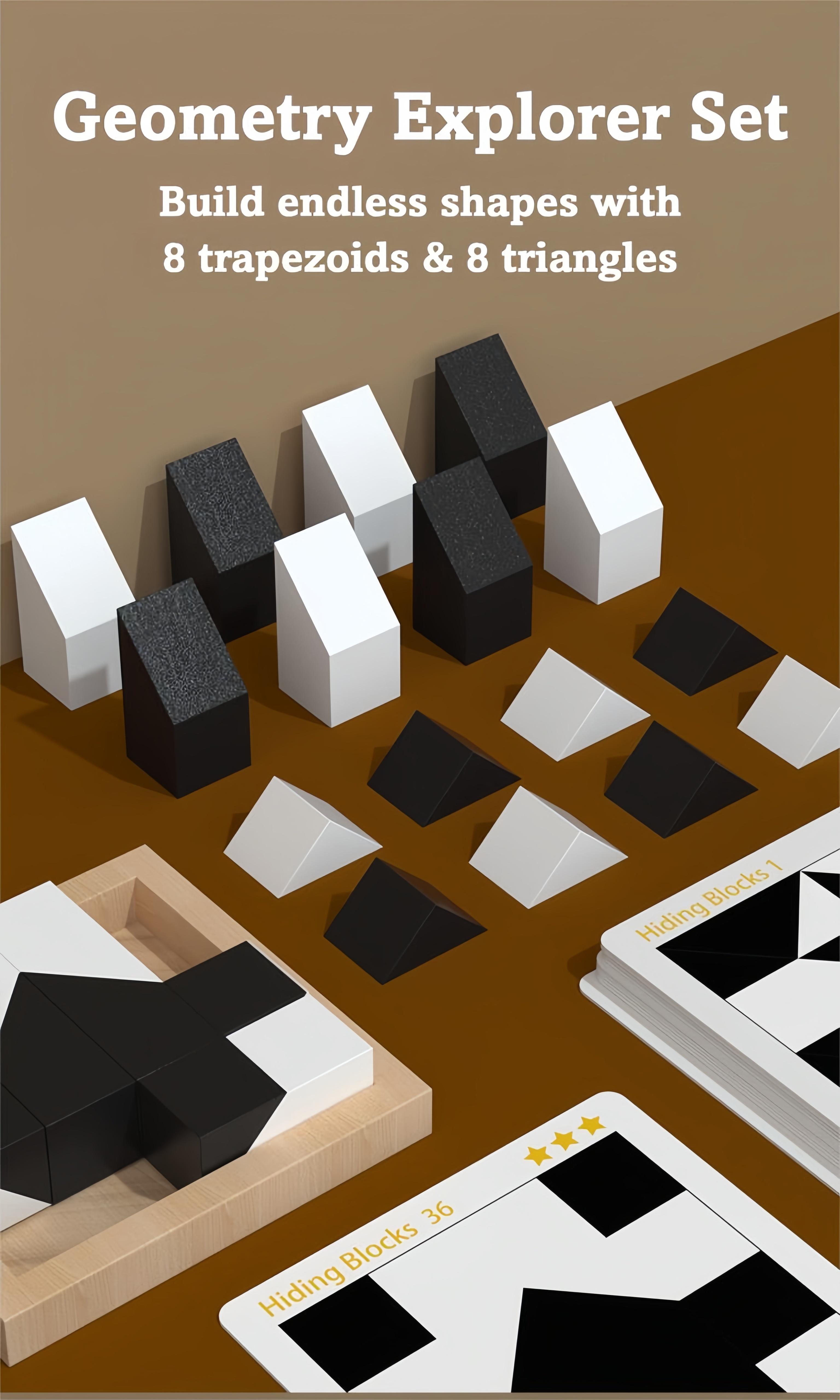 Hidden Blocks Brain Builder - The STEM Puzzle Gift That Builds 3D Thinking Logic & Problem Solving |   Made with Safe Water Based Beech Wood |   Endless Creative Play for All Ages as the Perfect Educational Gift