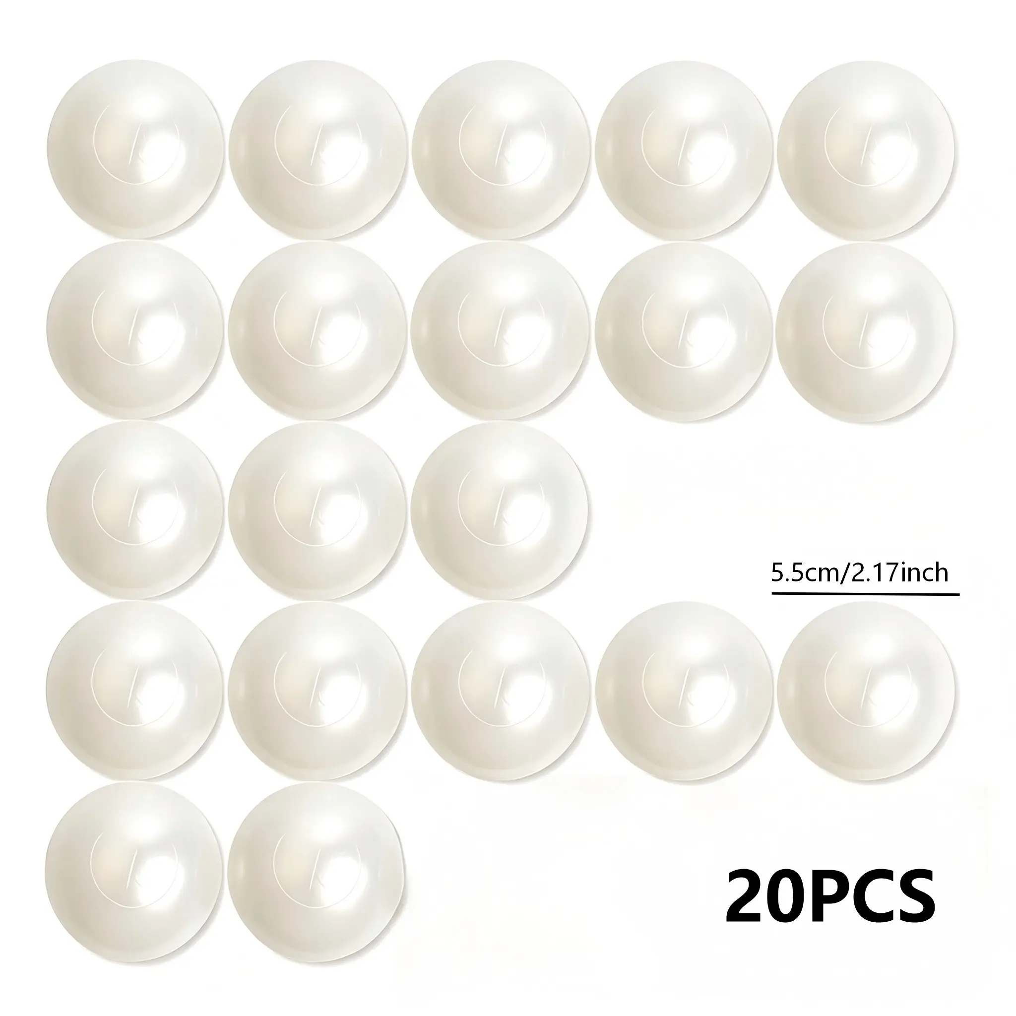 20 Large Pearl White Balls for Wedding Hanging Decorations - Pearl White Hanging Banner, Suitable for Weddings, Engagements, Bridal Showers, Baby Showers, Party Decorations, Party Decor Supplies