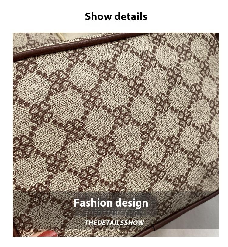 Vintage Pattern Crossbody Bags For Women Shoulder Shell Bag Trend Small Purse And Handbag Luxury Designer Female Square Bag Women's Bag