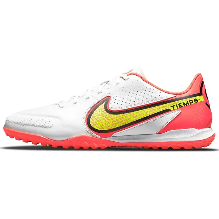 Nike Tiempo Legend 9 Academy Lace Logo TF (Rubber Studs) Firm Ground Artificial Grass Fitting Soccer Shoes DA1191-176