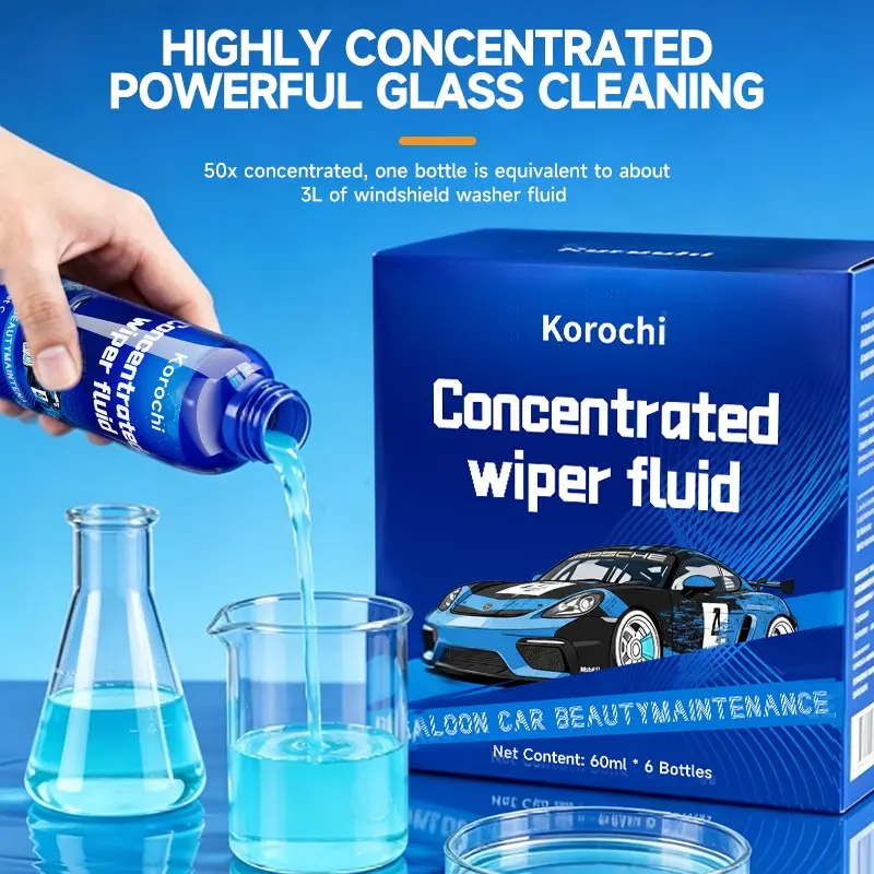 2026 New Formula Concentrated Nano Glass Water Repellent & Anti-Fog Agent for Car Windshields, Windshield Spray, Hydrophobic Effect, Tree Sap Remover For Car, Multi-Cleaner, Coating Cares Wiper Blades, Neutral All-Season Paint-Safe Formu