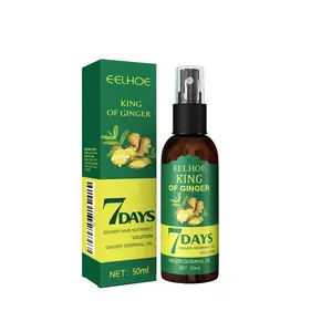 Ginger Hair Oil and Biotin Hair Essence,Hair Growth Oil,Fast Hair Regrowth for 7-Day Ginger Nourishing Scalp Massage for All Hair Types,Moisturizing Hair Care,Scalp Treatment Serum