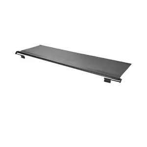 VEVOR Camper Awning Fabric Replacement, 1" to 12', Weatherproof Durable Slide Topper Awning with Bracket, Heavy Duty Slide Topper Awning with Stainless Steel Material, Fit for RV Motorhome(Black)