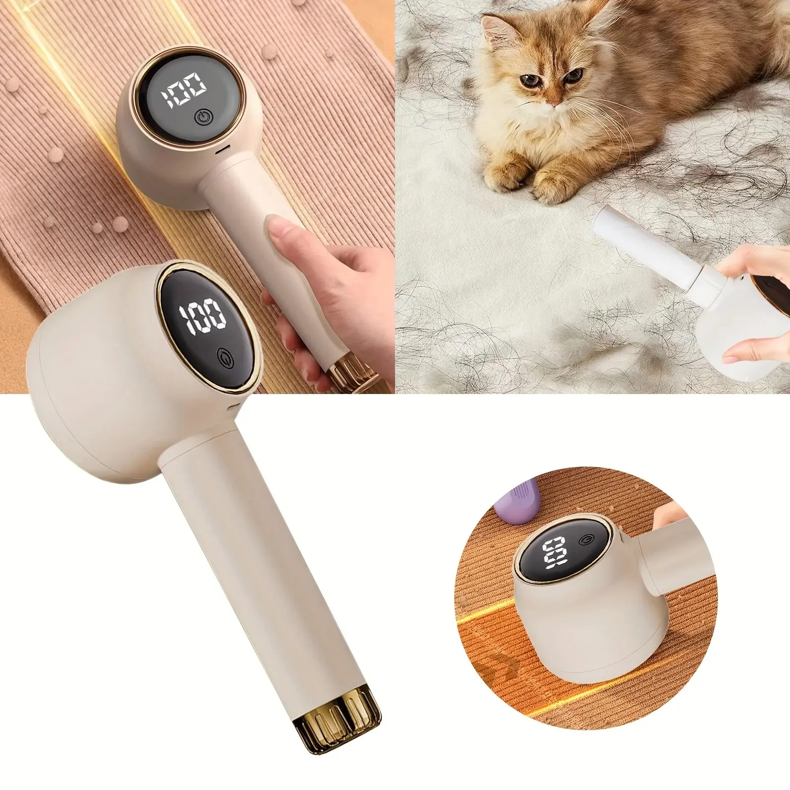 Electric Lint Remover, USB Sweater Shaver, Power Lint Shaver, Fuzz Remover, Pilling Remover, Portable Hairball Trimmer Clothes