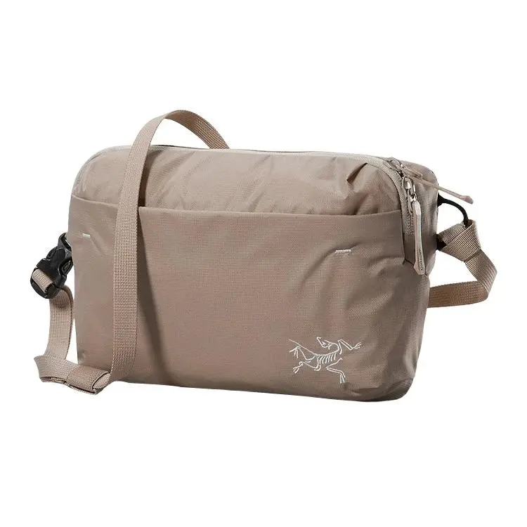 Arc'teryx Heliad 6 2.5L Adjustable Single-Shoulder Crossbody Bag for Men and Women, Outdoor Style, Smoke Gray Nylon