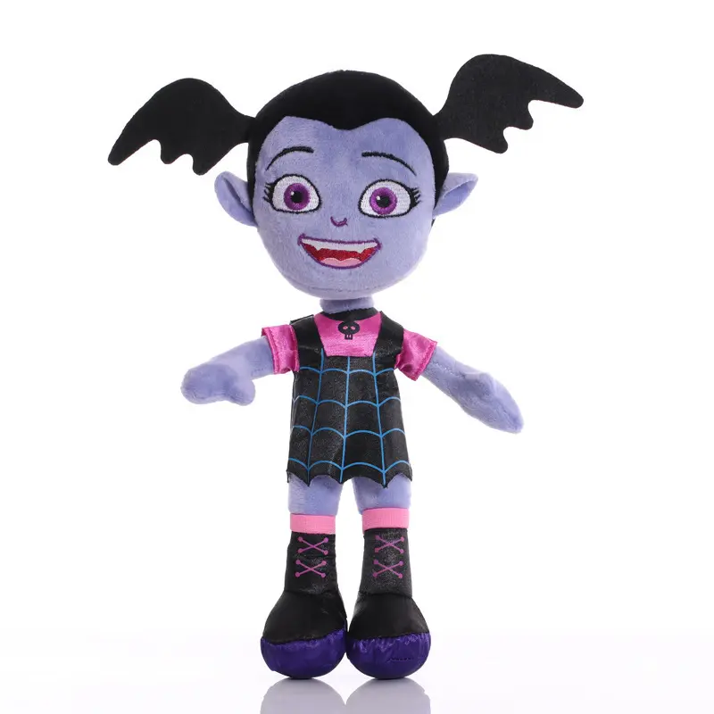 28CM Vampirina Plush Toy Vampire Girl Bat Girl Stuffed Doll Soft Cartoon Figure Children Birthday Gift Girls Plush Pillow