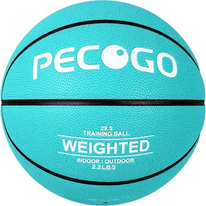 Size 6/7 Weighted Training Basketball (2.2/3/3.3 lbs) - Heavy Indoor/Outdoor Basketball for Dribbling, Passing, Rebounding & Skill Development
