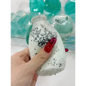 Mint Series Crunchy Stress Ball Bottle Squishy Toys Shapeable Mochi Squeeze Ball ASMR Sensory Anti Stress Fidget Toys for Adults
