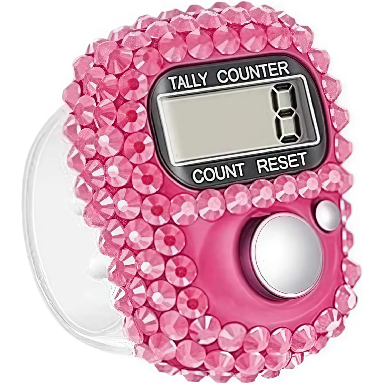 Finger Tally Counter Clicker Counter,Convenient Portable Digital Display Tally Counter,Resettable Mini Lap Counter for Golf Goods Counting Accessories,Track and Field Lap Counters