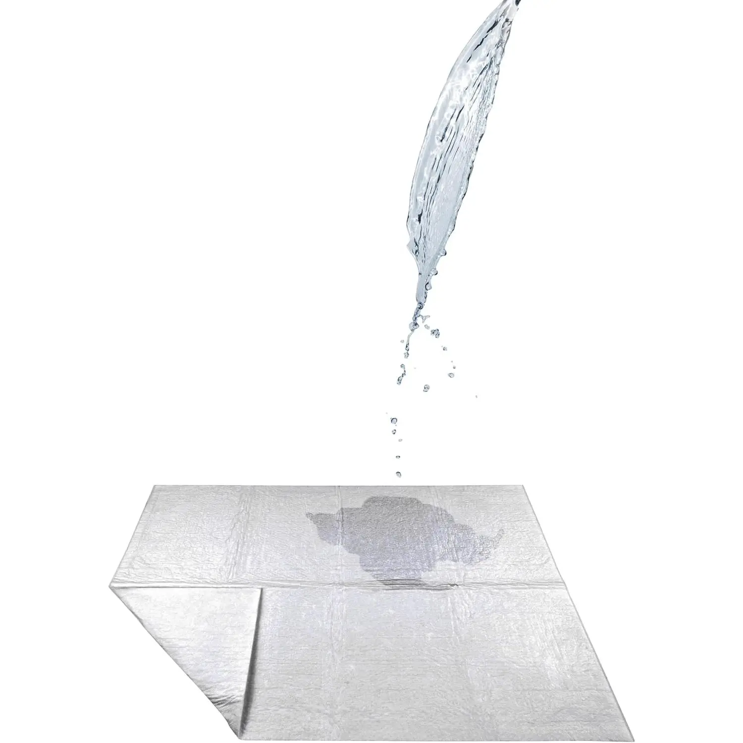 AHS  Disposable  Floor Mat [40" x 28"] -  Side Absorbent Mat with Durable Top, Absorbent Core, Lightweight Floor Mat, No Adhesive Backing | Healthcare Supplies | 1 Each
