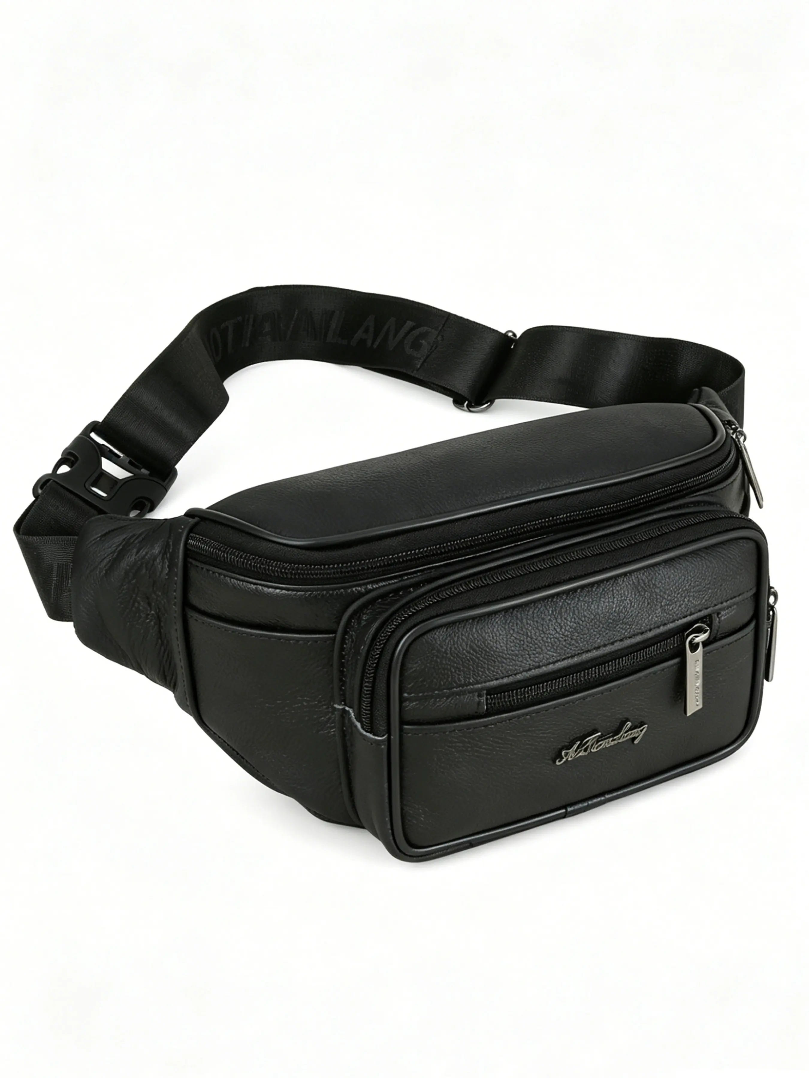 Large Capacity Leather Waist Bag, Leather Fanny Pack, Leather Belt Bags, Bumbag, Outdoor Commute Casual Crossbody Chest Pack, Daily Travel Small Backpack, 1 Piece Set