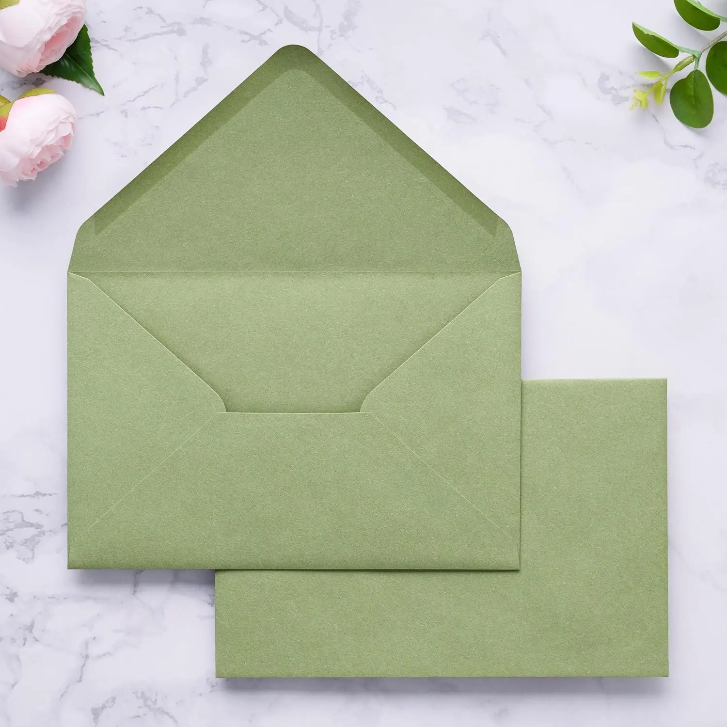 Thick Envelopes 5.75*8.75", Premium Wedding Invitation Mailing Envelopes for Cards, Photos & Announcements