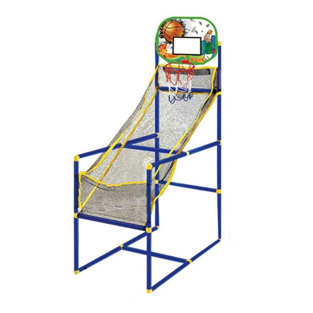 Two-Player Basketball Shooting Machine, Removable Hoop Frame, Indoor & Outdoor Use, Competitive Sports Game Equipment