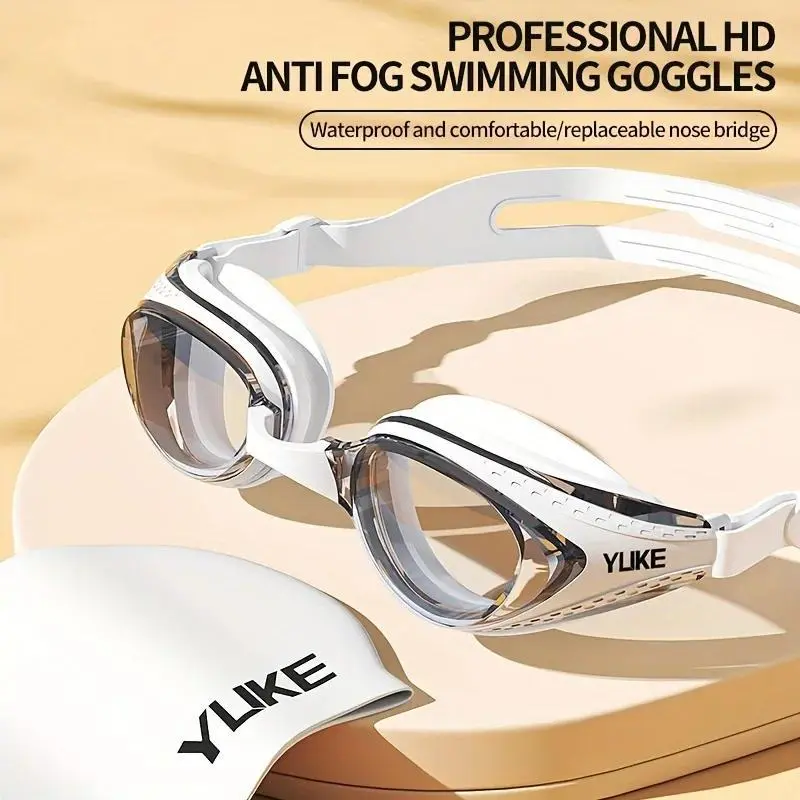 Swimming Goggles Profession HD Waterproof Comfortable Anti Fog UV Swim Eyewear Water Sport Adjustable Glasses for Men Women
