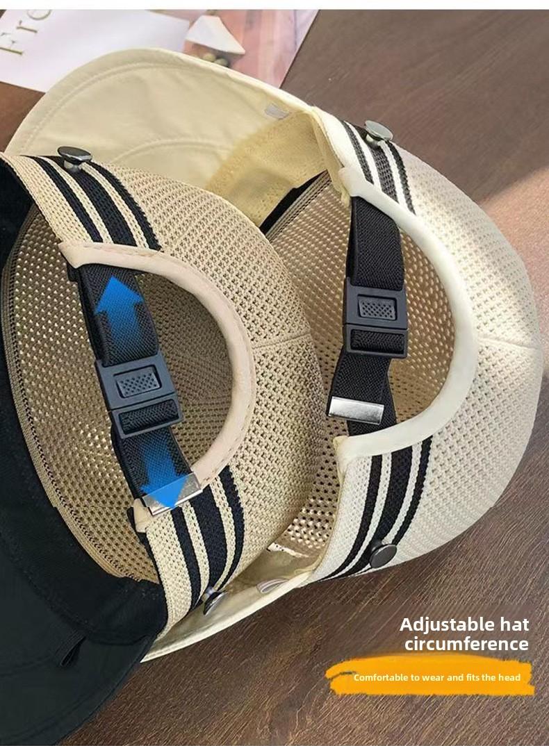 Outdoor sports cap, outdoor sun protection cap, women's fisherman hat, hollowed-out breathable UV protection, baseball cap, sunshade cap, sun hat