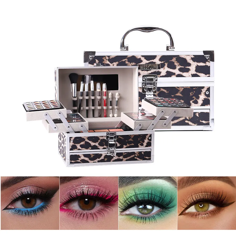 Makeup Set Full Face European and American Eyeshadow Blush Leopard Print Combination Makeup Palette