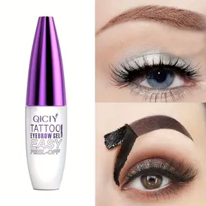 Easy Peel-Off Eyebrow Gel Sweatproof Natural Semi-Permanent Black or Brown Tint for All SkinTypes Makeup Cosmetic #birthday gift Tinted Brow Gel