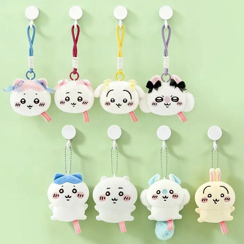 2026 new hot item Original Chiikawa Anime Plush Doll Kawaii Usachi Keychain Hachiware Keyring Stuffed Pendent Backpack Ornament Toy Birthday Gift