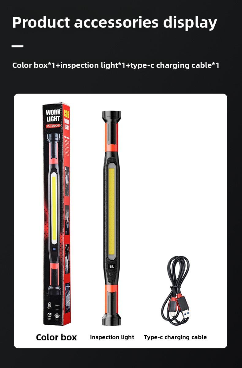 Professional Mechanic Work Light, Foldable Magnetic LED Shop Light for Garage, Hands-Free Under Hood Auto Repair Lamp, USB-C Fast Charging Professional Mechanic Work Light, Foldable Magnetic LED Shop Light for Garage, Hands-Free Under Hood Auto Repair Lamp, USB-C Fast Charging