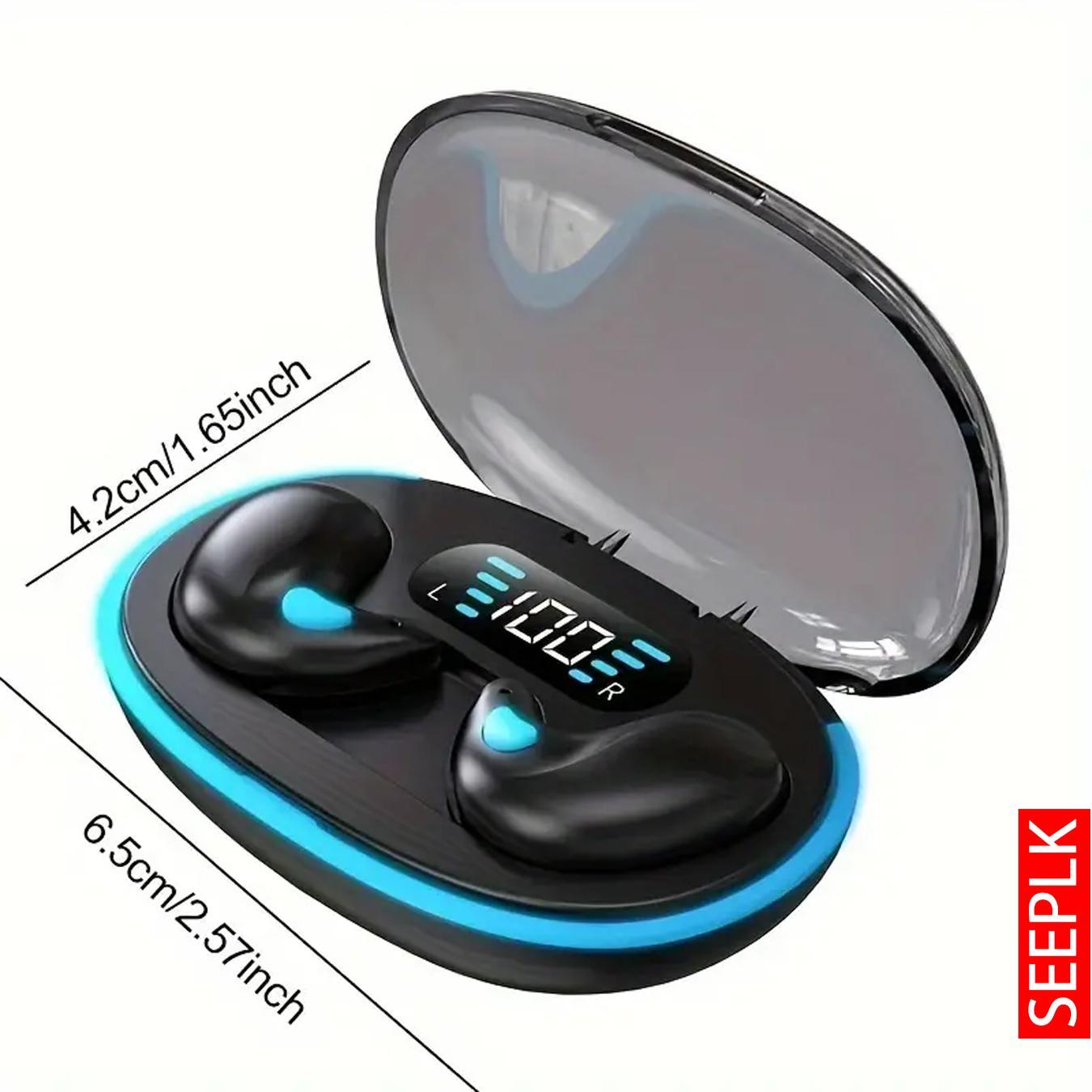 SEEPLK Wireless Sleep Earbuds, 1 Count Waterproof Sport Earbuds with Charging Case, Effortless Comfort Headphones for Active Lifestyles, Secure Fit for All-Day Use, Audio, Waterproof Wireless Earphones