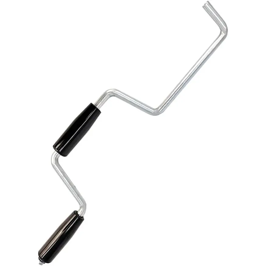 Heavy Duty Winch Strap Winder for Flatbed Trailer, Solid Steel Winding Straps Roll-up Hand Roller, Tie-Downs Winch Straps for Truck Trailer 1PCS