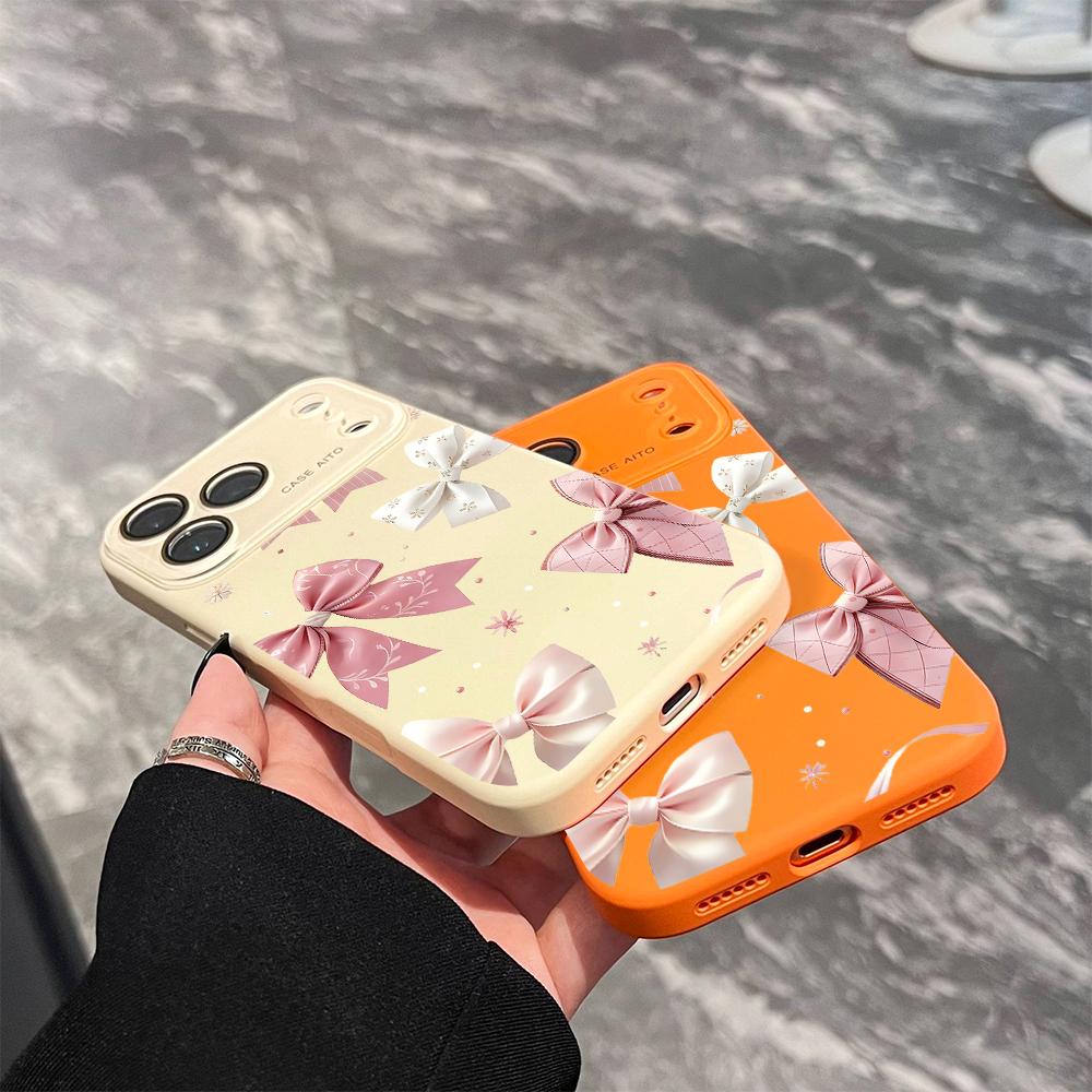 Bow Phone Case, Elegant Style, for compatible with iPhone 17/17pro/17promax/17Air/iphone16/16pro/16plus/16promax/15/15promax/15pro/11/12/13/14promax/12mini/13mini/11pro/11promax/12pro/12promax/13pro/13promax/14pro/14promax, Cute Bows and Pearls Present, F Bow Phone Case, Elegant Style, for compatible with iPhone 17/17pro/17promax/17Air/iphone16/16pro/16plus/16promax/15/15promax/15pro/11/12/13/14promax/12mini/13mini/11pro/11promax/12pro/12promax/13pro/13promax/14pro/14promax, Cute Bows and Pearls Present, F