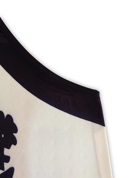 Women's casual seaside vacation loose spaghetti strap V-neck long printed dress, perfect for going out or wearing on the beach