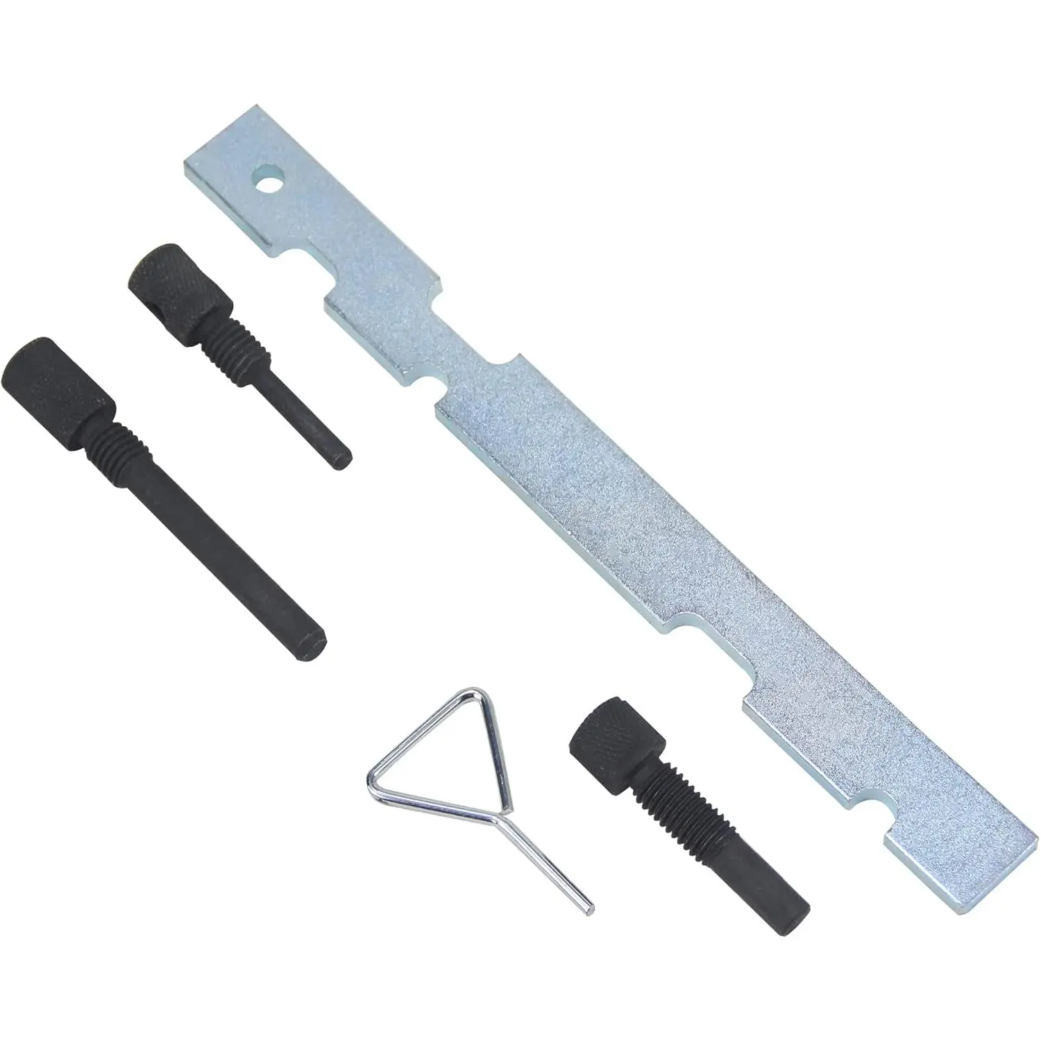 5pcs Engine Camshaft Alignment Tool Kit for Ford 2.0L, 2.3L, 2.5L Compatible with Ford Fiesta Focus Mazda Volvo Useful for Servicing Timing Belts, Chains, Head Gaskets, etc.