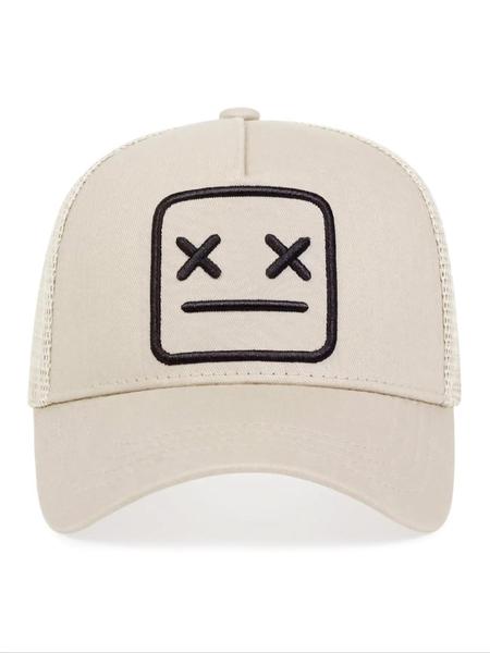 Unisex Embroidered Baseball Cap, Adjustable Sun Protection Hat, Graphic Hat, Casual Fitted Trucker Cap for All Seasons, Outdoor Travel Party Wear