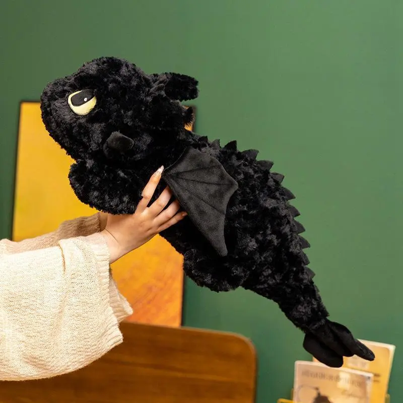 55/70cm Cute Little Dragon Doll Stuffed Plush Toy Simulation Cartoon Anime Soft Sofa Bed Pillow Cushion Kids Xmas Birthday Gift