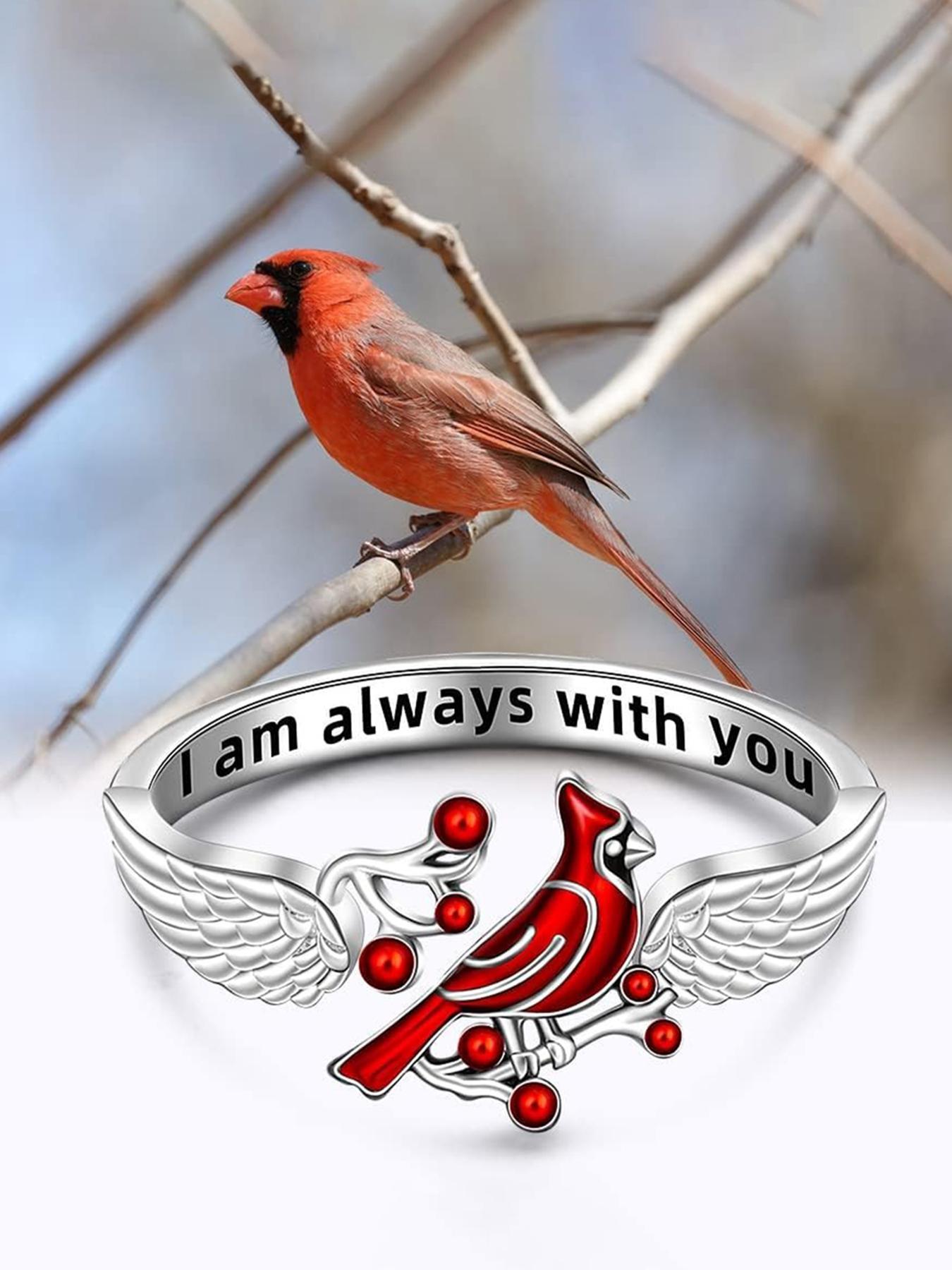 S925 Sterling Silver Bird & Wing Design Cuff Ring, Engraved Ring, Statement Ring, Girlfriend Gifts, Adjustable Ring with Gift Box for Women & Girls, Fashion Jewelry for Party, Daily Decor, Jewelry for Birthday Gift, Valentine's Day, Unique Rings