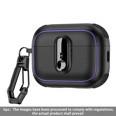 Button Lock Wireless Charging Case, Anti-Drop Durable Earphone Shell, Compatible with AirPods Pro3, Airpods4, Airpods3, AirPods Pro, Airpods1/2