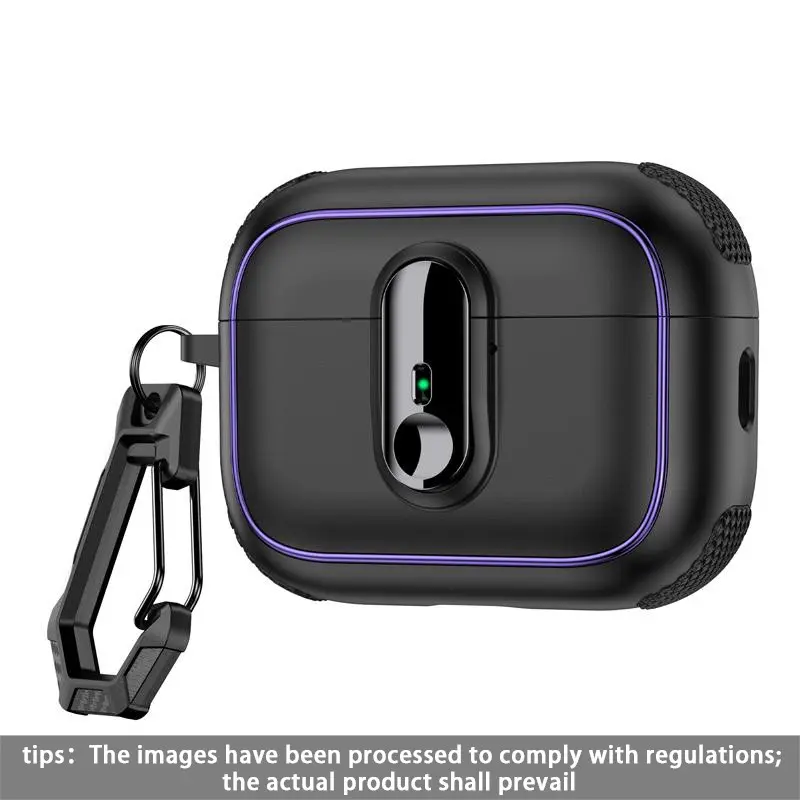 Button Lock Wireless Charging Case, Anti-Drop Durable Earphone Shell, Compatible with AirPods Pro3, Airpods4, Airpods3, AirPods Pro, Airpods1/2