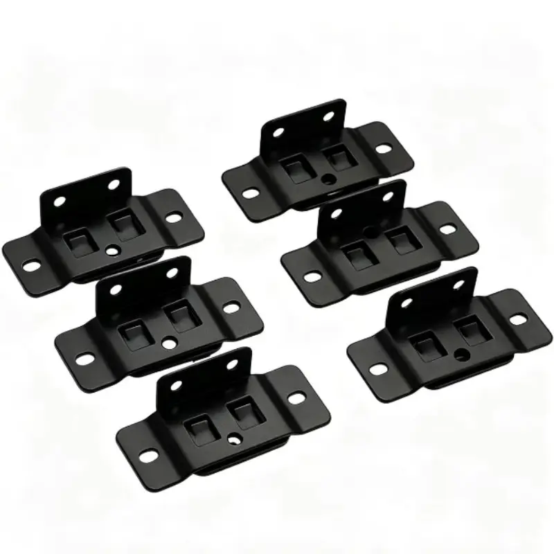 6Pack Quick Fitting Furniture Joint Bracket,Duty Corner Brace Joint Right Angle Bracket, Stainless Steel Furniture Corner Connectors with Screws for Drawers, Cabinets,Tables,and Chairs father‘s day gift