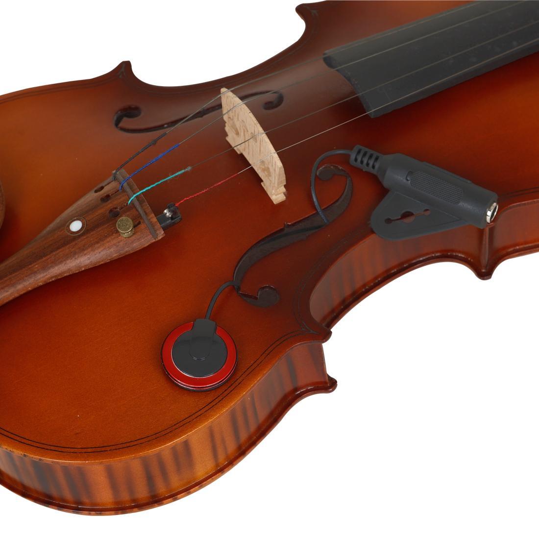 Guitar Pickup, Piezo Pickup Effects, Guitar Pickup Microphone, Guitar Accessories for Acoustic Electric Guitar, Bass, Mandolin, Banjo