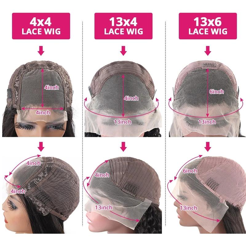 16 Inch Human Hair 13x6 Frontal Lace Wig Body Wave 180% Density HD Lace Front Wigs Human Hair Pre Plucked Bob Wigs for Women