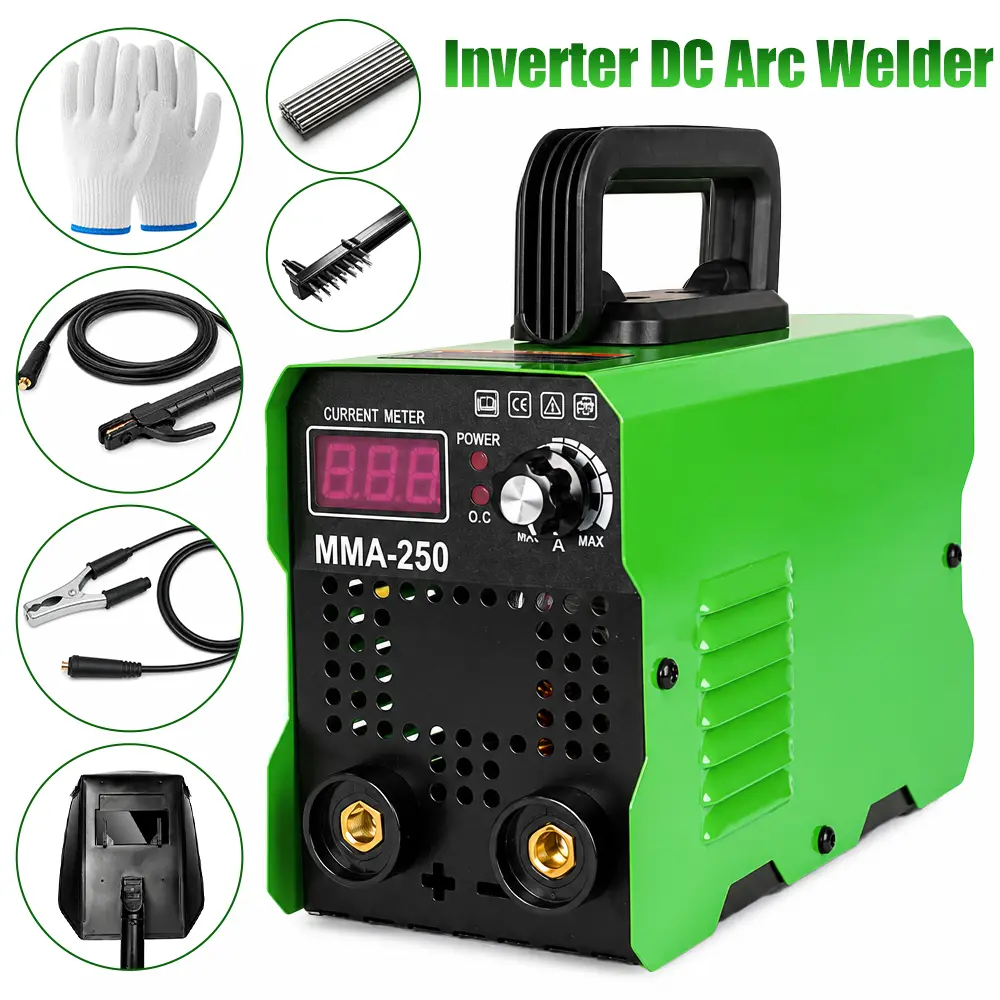110V Portable IGBT Inverter Stick Welding Machine, Arc Welder Tools Kit with LCD Display, Auto Current Matching, Beginner-Friendly Welding Equipment