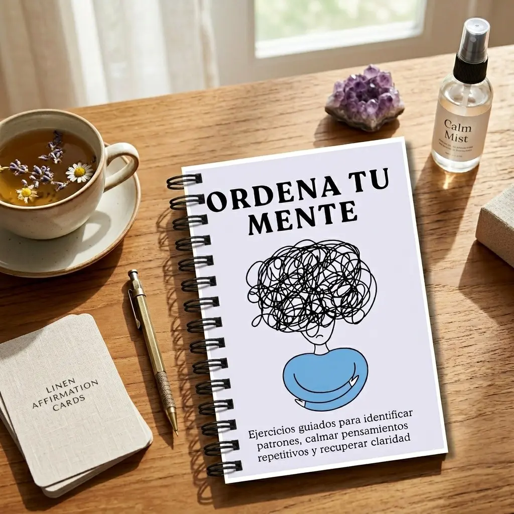 Spanish Reflection Journal, Mental Health Tracking Notebook, Breathing Practice Log, Gratitude Diary, Affirmations & Boundaries Planner