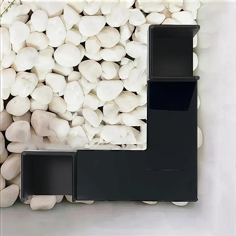 360° Panoramic Aquarium Cave Set, Tropical Fish Shrimp Tunnel Hideout House, Natural Resin Interconnected Design, Tank Decor Accessories