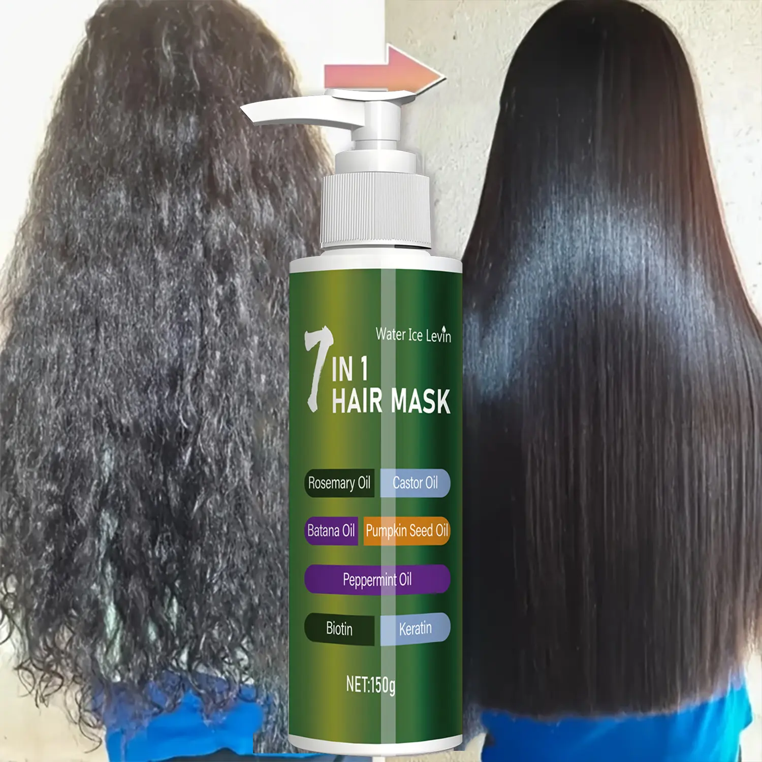 Deep Conditioning Hair Mask Moisturizing Treatment For Dry Hair Leave Hair Silky Smooth Anti-Frizz Repair Split Ends Hair Conditioner