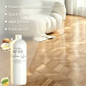 750ML Highly  Mop Soap Floor Cleaner, Plant‑Based Gentle Safe Formula, No‑Rinse Quick‑Dry, Fresh Scent, Pet & Family Safe, Effectively Removes Dirt Stains Grease for Wood, Tile, Laminate Floors, Ideal for Bathroom & Kitche