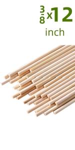 9.5 In X 5 Pairs Reusable Chopsticks with Simple and Minimalistic Design, More Size Choices: 7 In/9.5 In/12 In