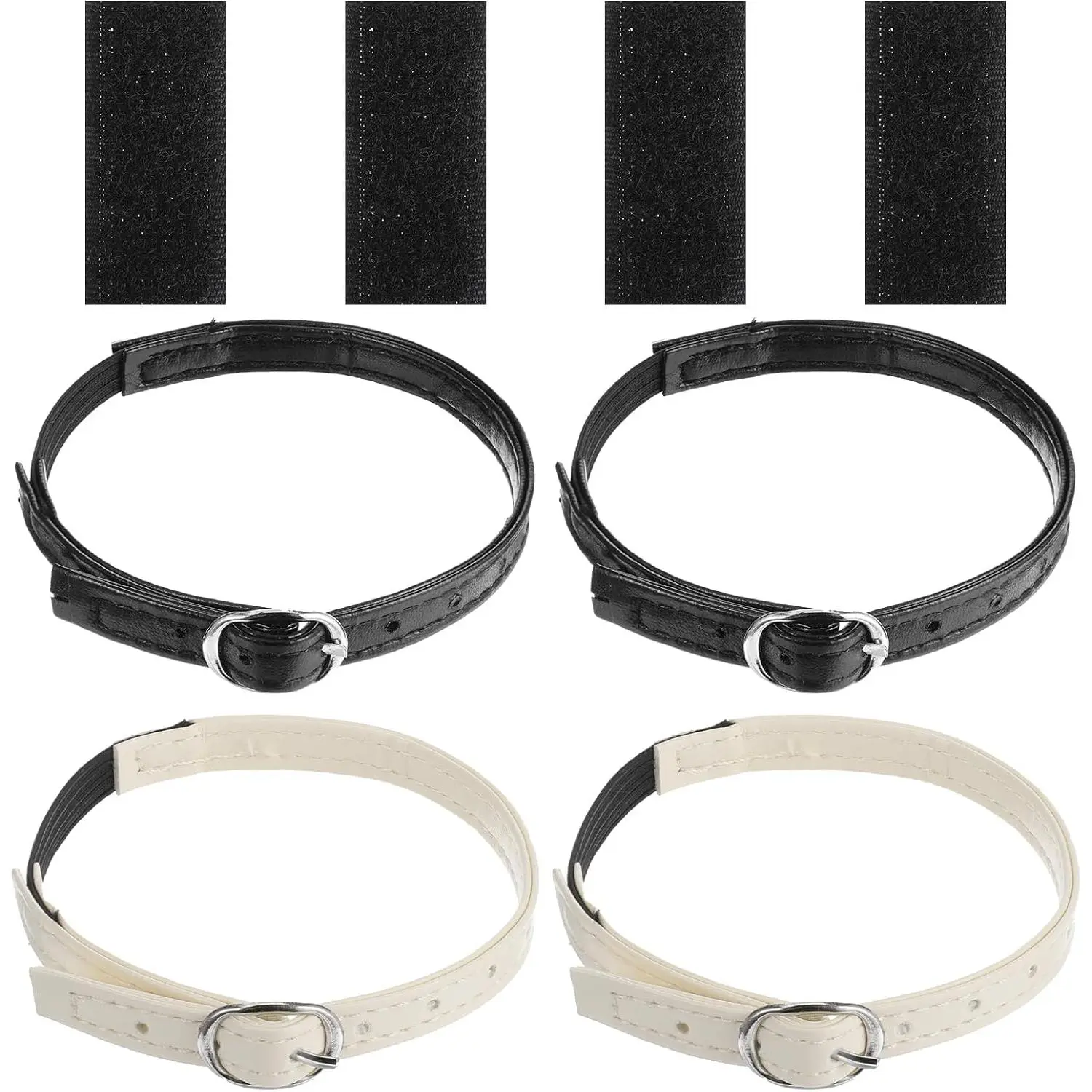 Shoe Straps for Heels, 2 Pairs Adjustable  Ankle Straps, Anti-Loose Elastic Heel Strap for Women High Heels Sandals