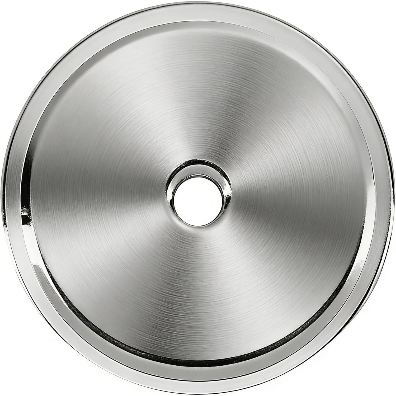2-Pack /4 Inch Round  Backplate for Knobs in Brushed Satin Nickel Cabinet Hardware Knob Backplate/ Plate