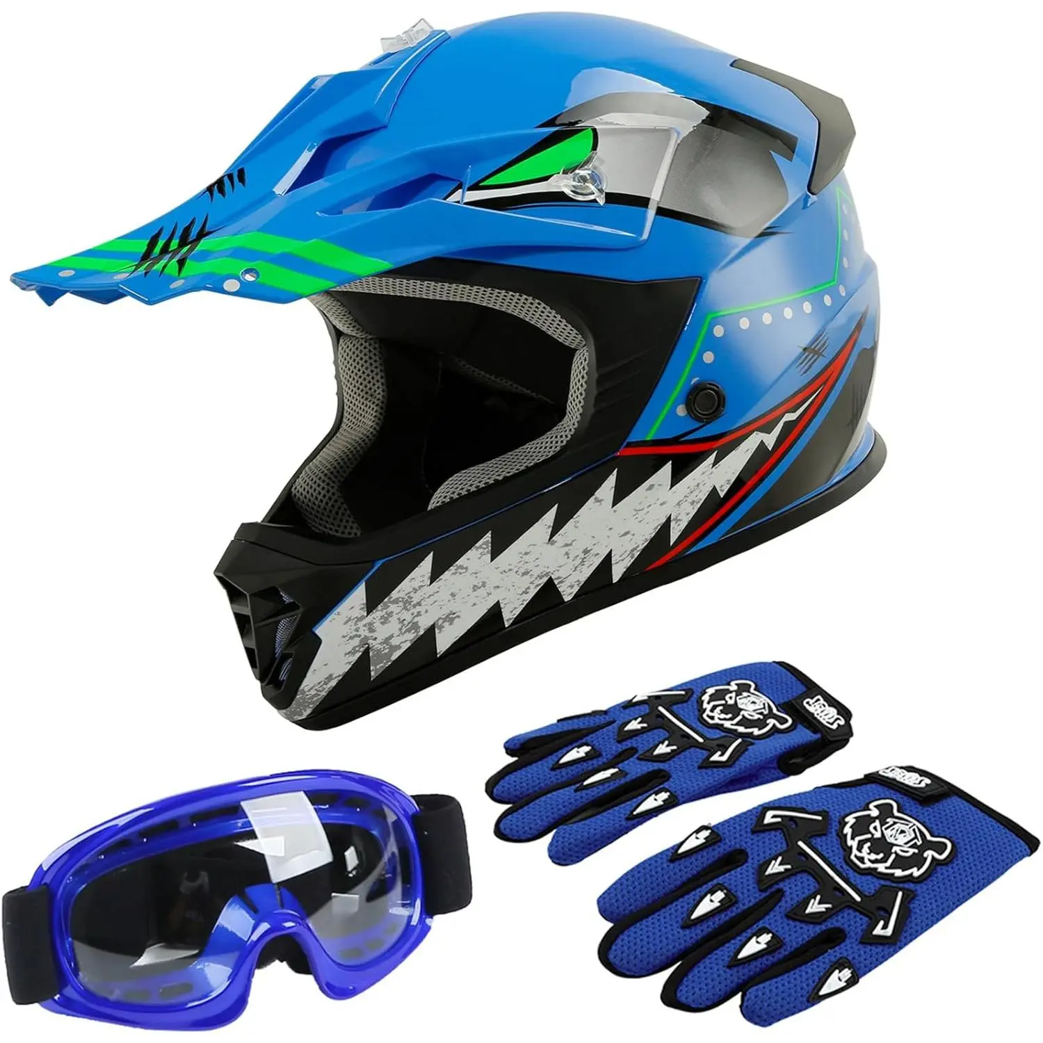 Blue w/Shark Mouth