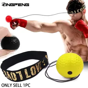 Head-Mounted Boxing Reflex Ball, Multiple Difficulty Levels, Speed Training Tool for Quick Reactions & Fighting Skills, Boxing Speed Trainer, Boxing Equipment
