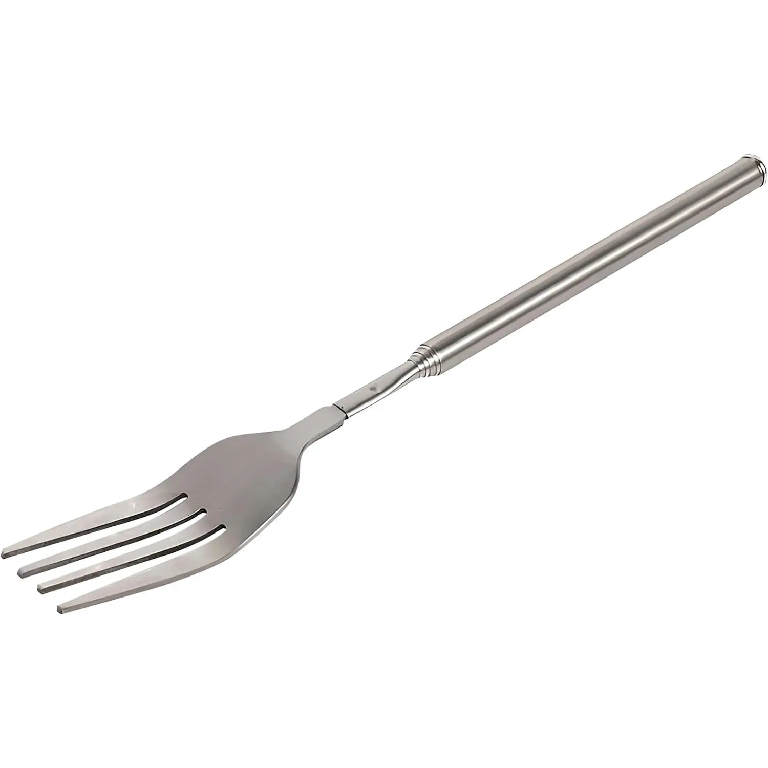 Extendable Fork, 8.7-25.4in Stainless Steel Dinner Fruit Dessert Retractable Fork - Large, PCS 1.0