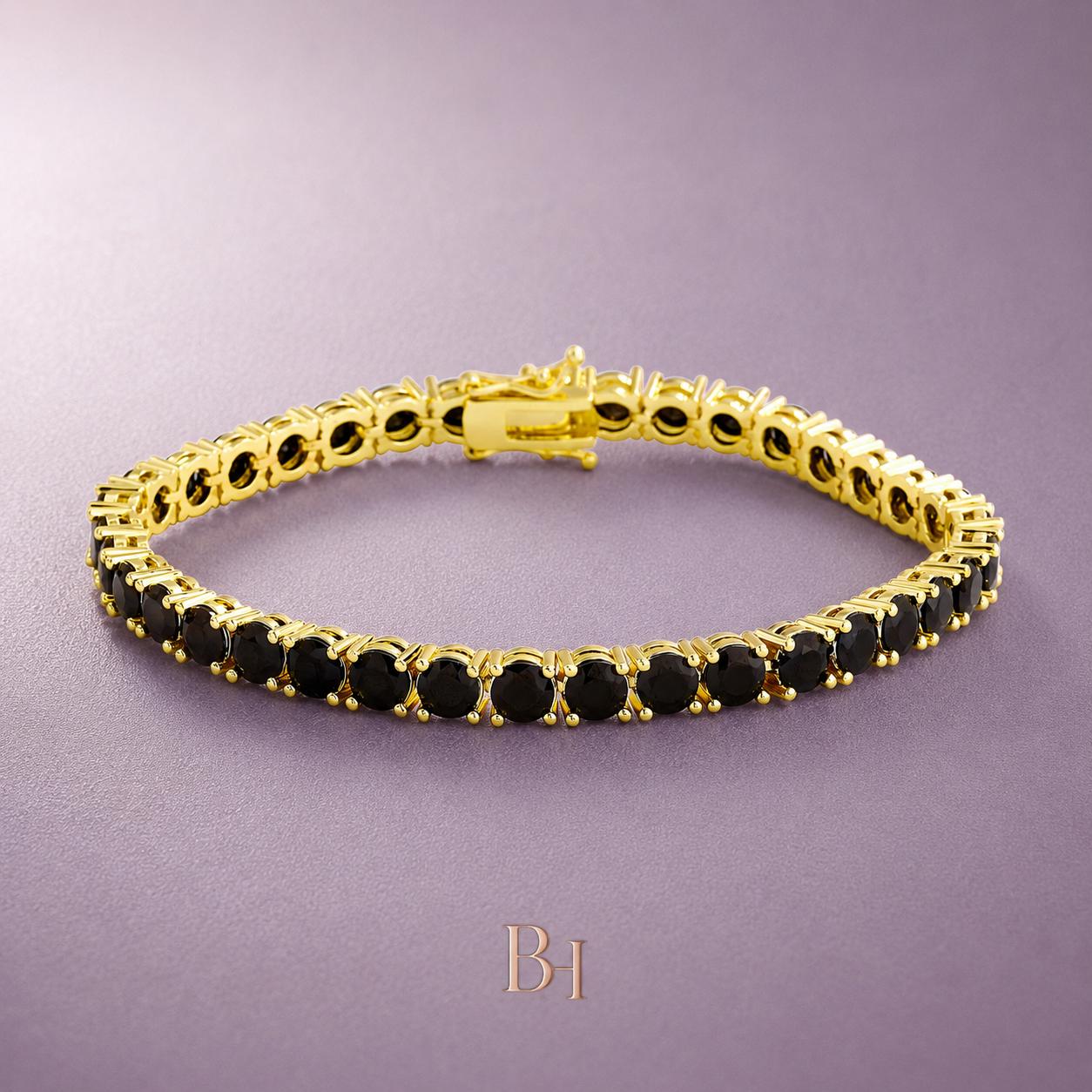 BH 14K Tennis Bracelet for Women and Men,Cubic Zirconia Bracelet, Double Safety Clasp, Anniveary Fashion JewelryTHRIVENT FINANCIAL