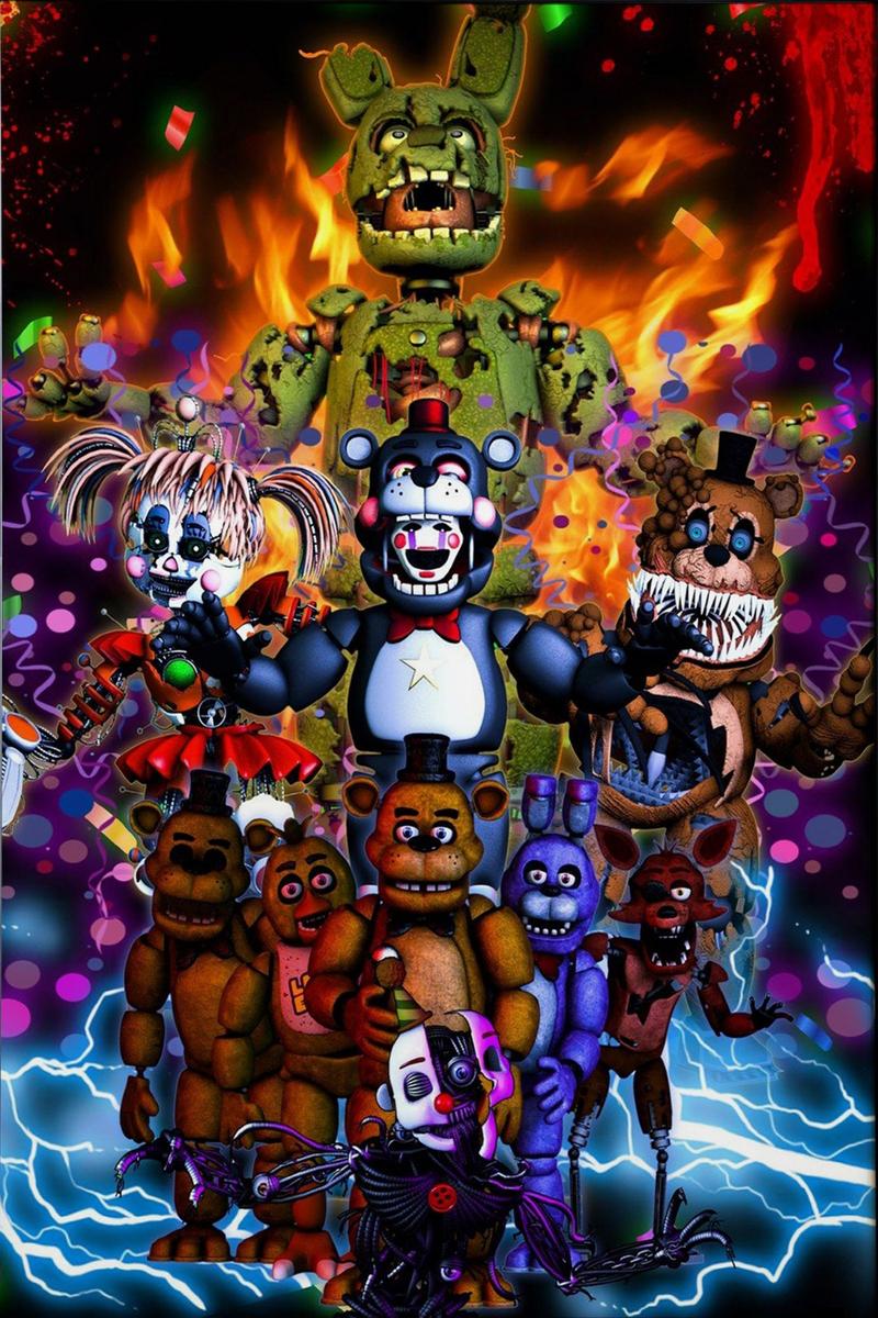 Interesting Fox Posters, Five Nights Freddy'S Posters, Five Nights On Freddy'S Celebration Wall Posters, High-Definition Canvas Posters, Cool Bedroom Aesthetic Art Posters, Retro Posters, Movie Posters, Wall Decorations, Retro Wall Art