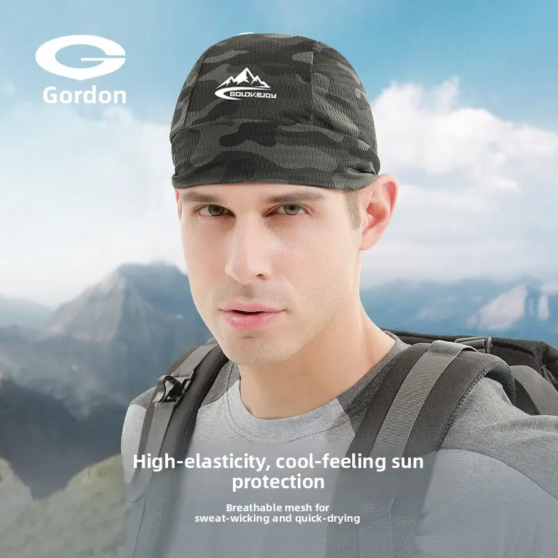 Quick-drying melon fur hat men's and women's summer ice silk cycling cap running sports bicycle lined hat